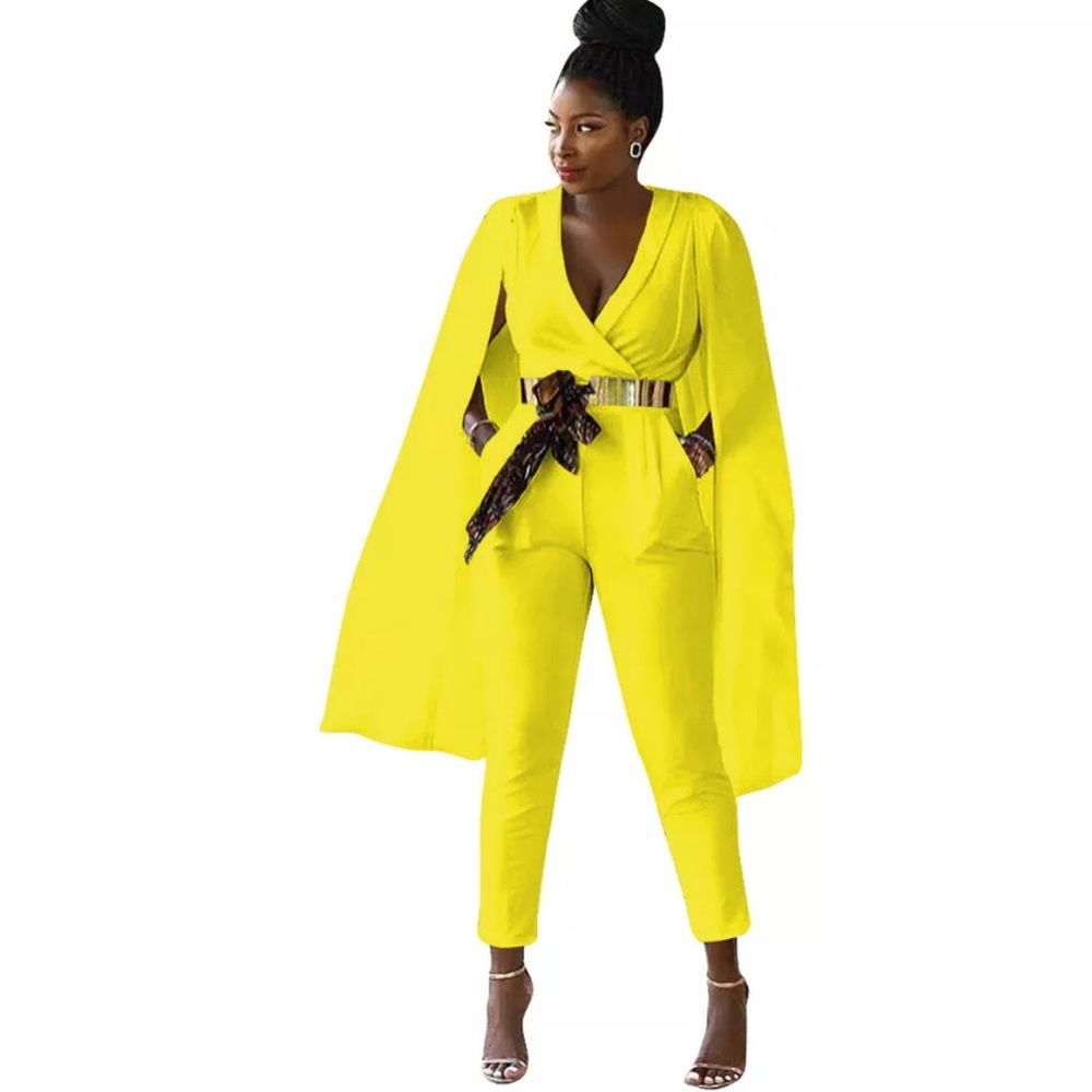 Women’s V-Neck Jumpsuit